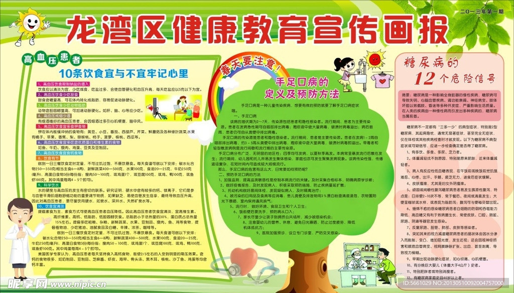 健康教育宣传画报
