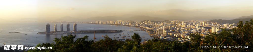 三亚湾全景