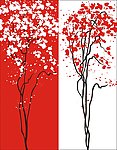 移门图案 树