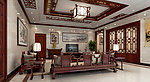 中式风格客厅模型