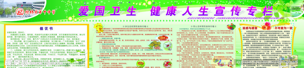 卫生健康展板