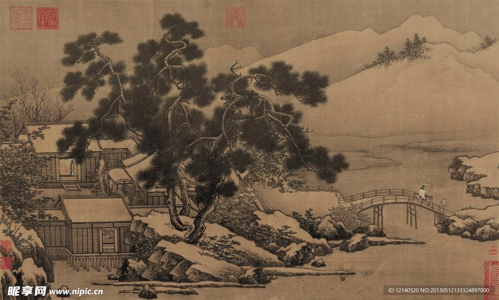 四景山水