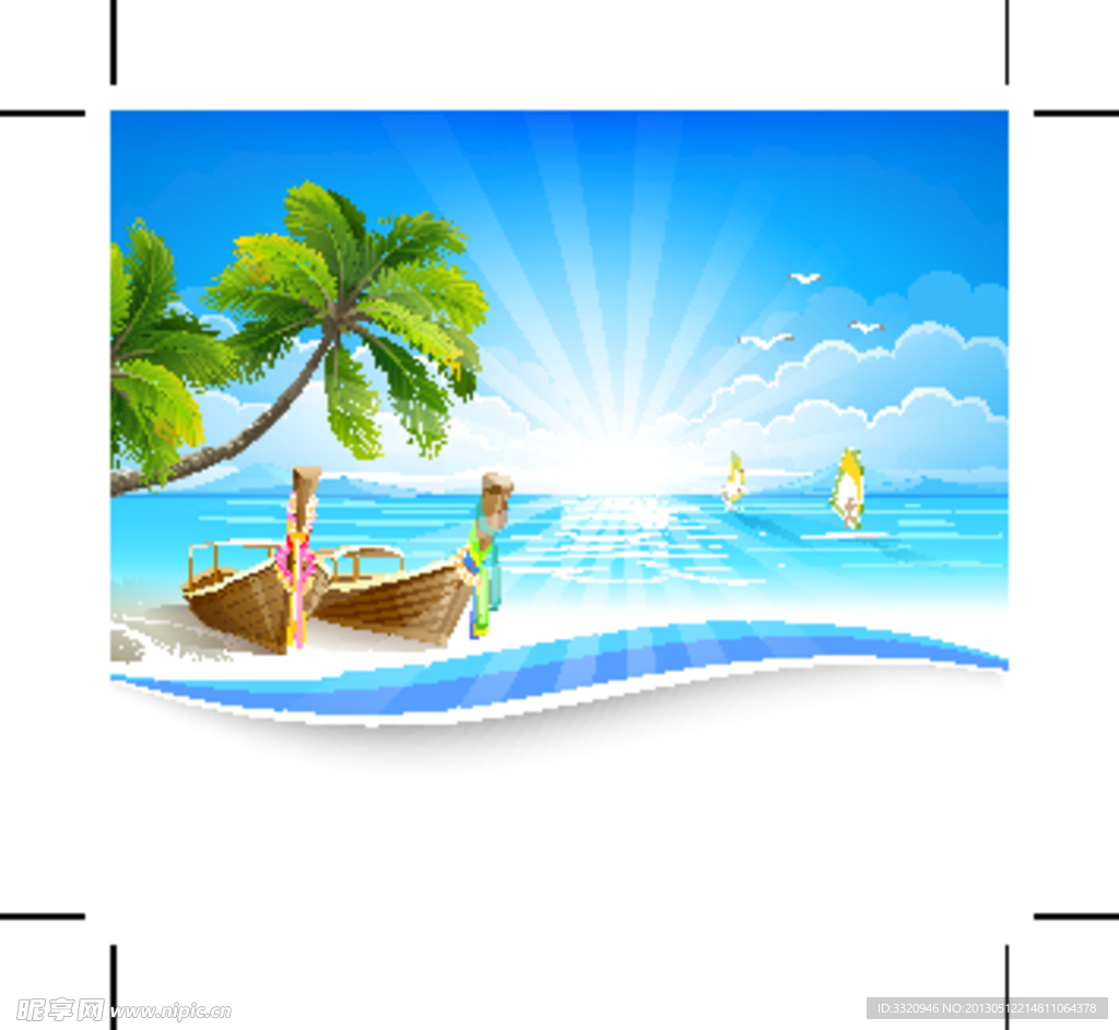 夏天背景