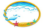 海浪模板