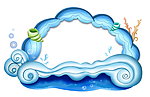 海浪模板
