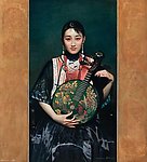 琴声 油画
