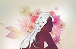 鲜花美女