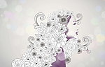 鲜花美女