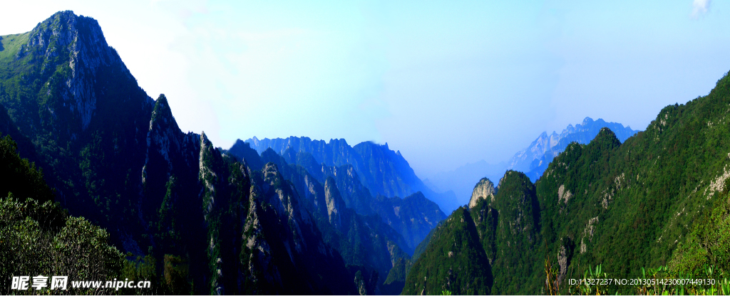 终南群峰