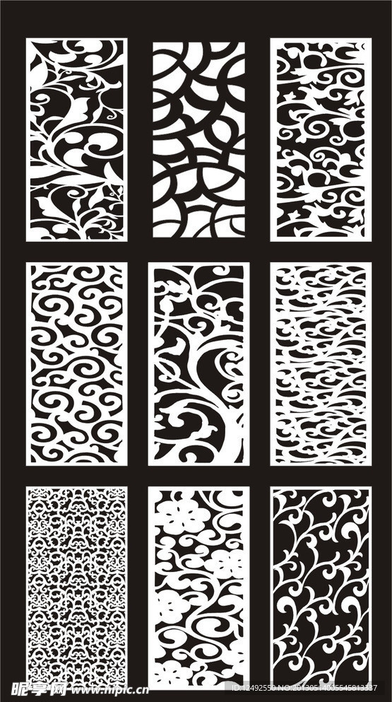 移门花纹