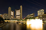 多伦多市政厅夜景