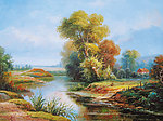 油画 田园风光