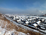 潮查北山冬天风景