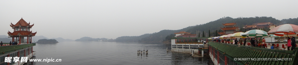 道观河风景区 游人