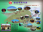 敦煌旅游景点示意图
