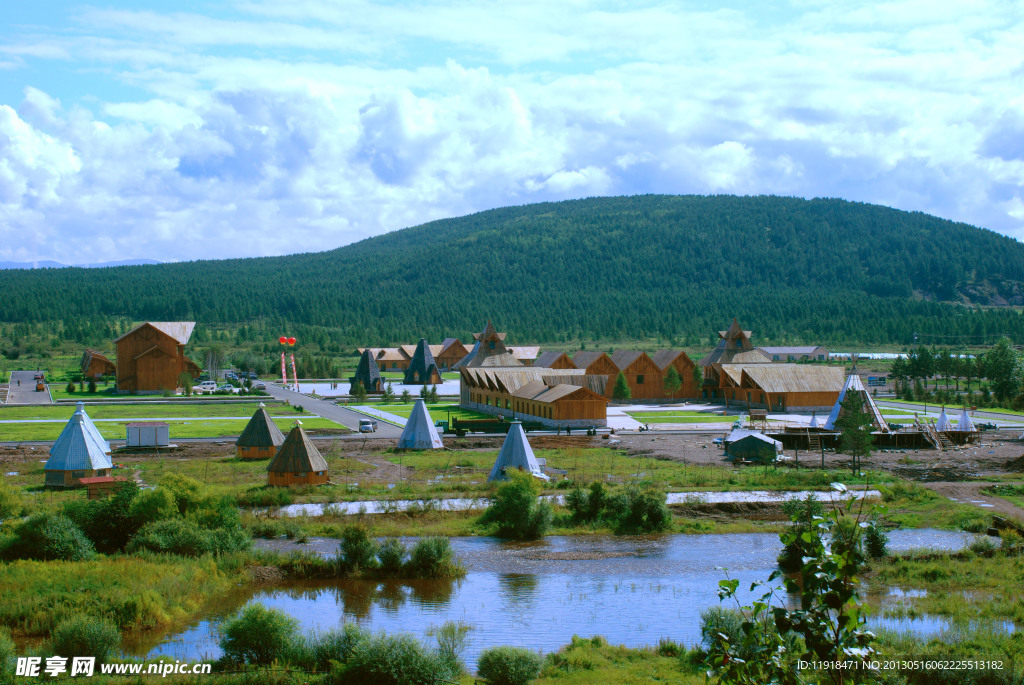 敖鲁古雅民族乡风景