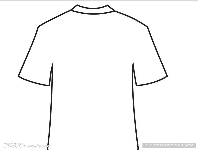 衣服模版