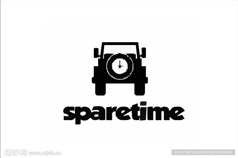 时间logo
