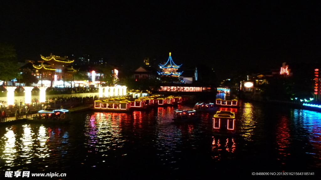 南京秦淮河夜景