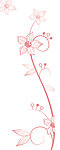 红色花纹
