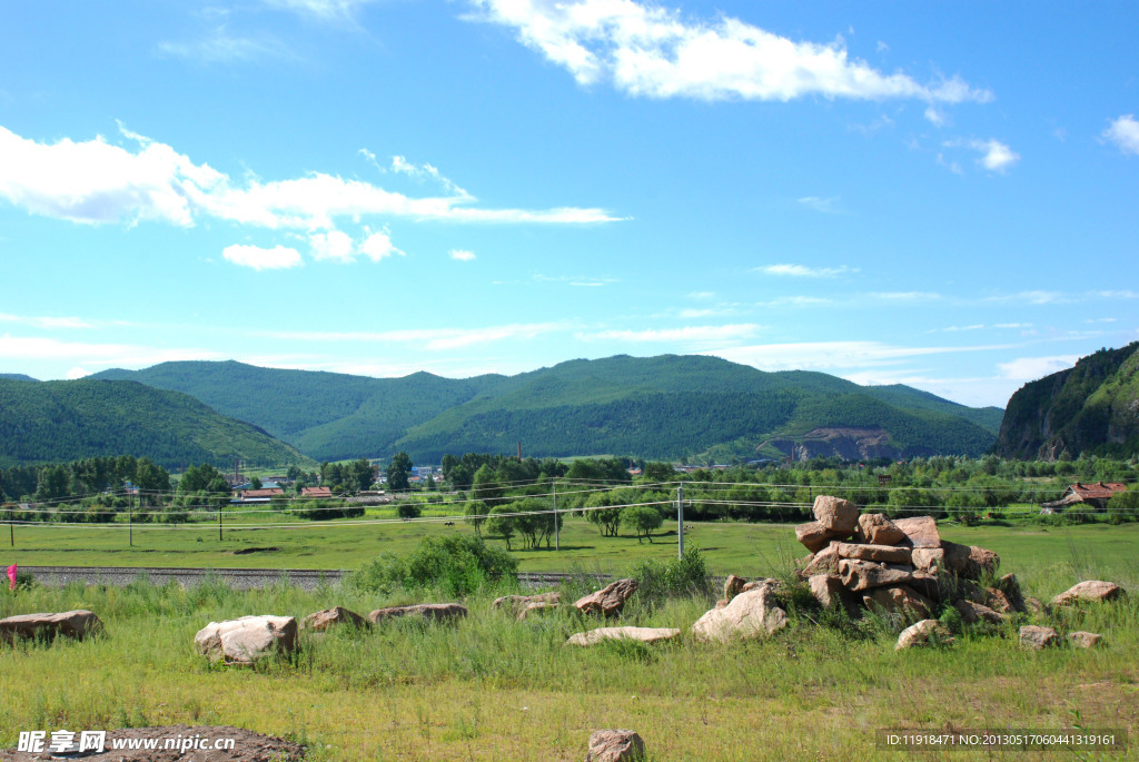 巴林镇夏日风景