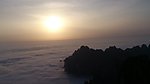 黄山日落