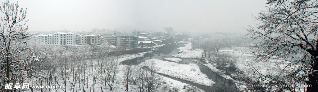 江口雪景