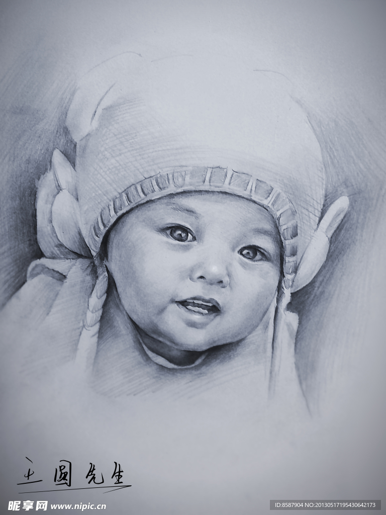 小孩素描