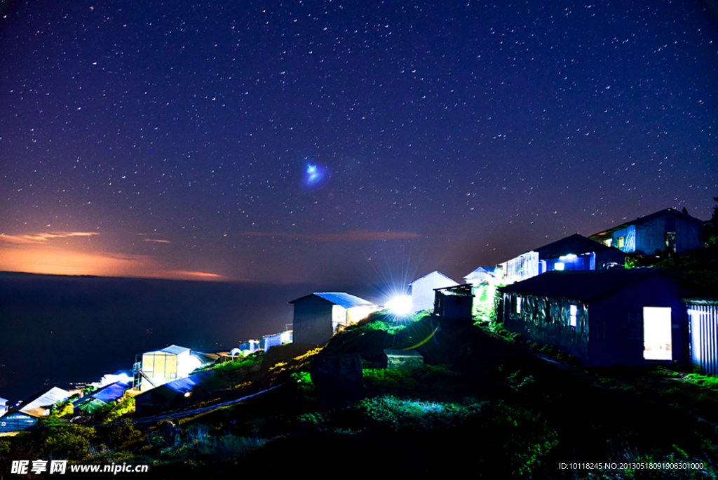 山川夜景