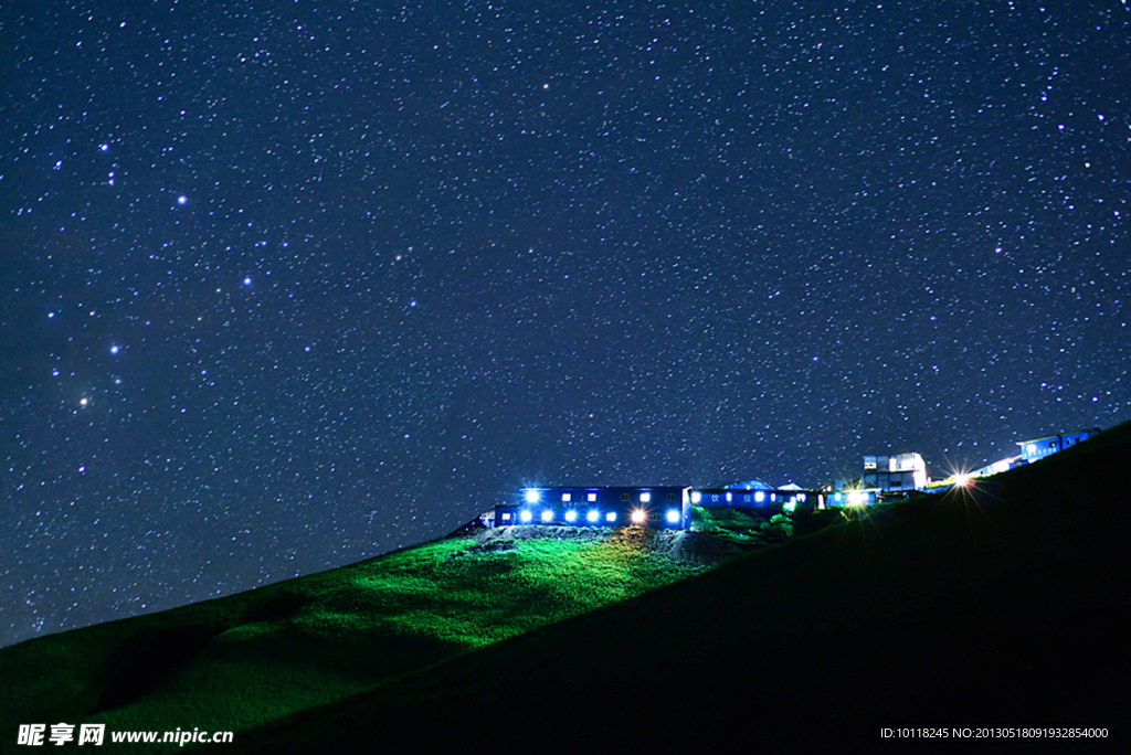 山川夜景