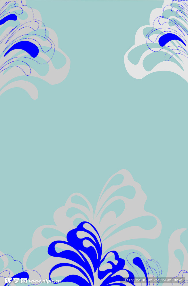 浪花图纹