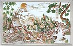 浮雕画 壁画 背景墙