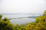 鸟瞰西湖风景