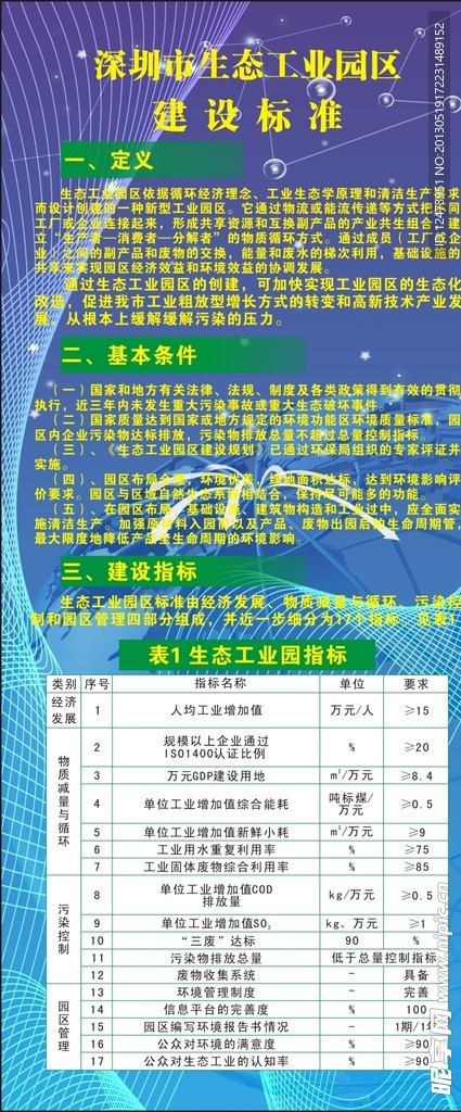 工业园x展架