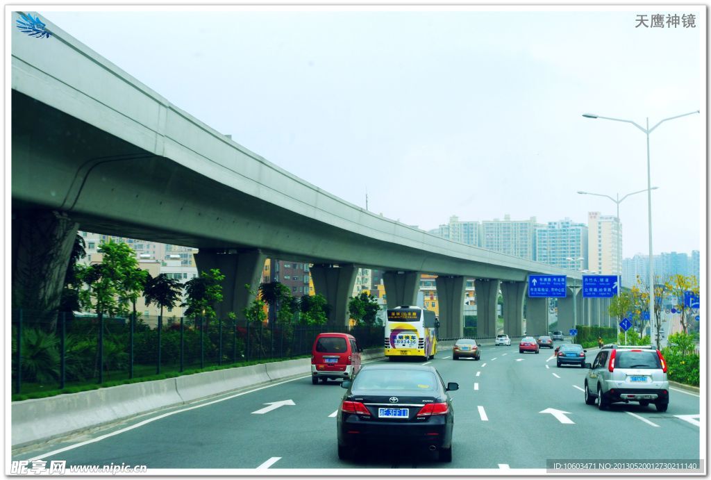 交通建设 沿路风景