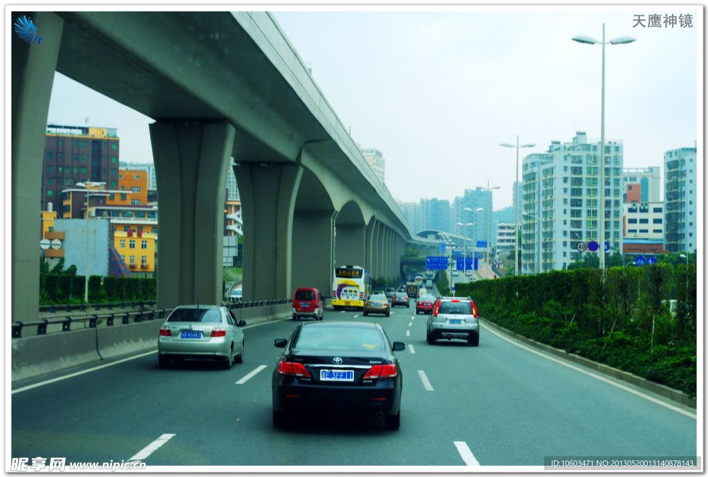 交通建设 沿路风景