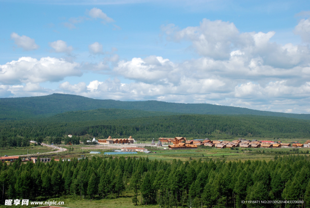 敖鲁古雅民族乡风景