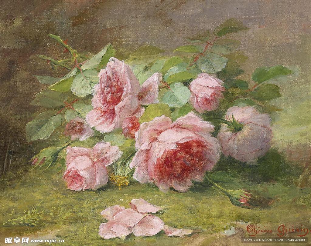 油画鲜花
