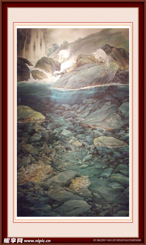 工笔山水画