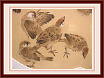 小鸟工笔画