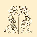 并蒂花