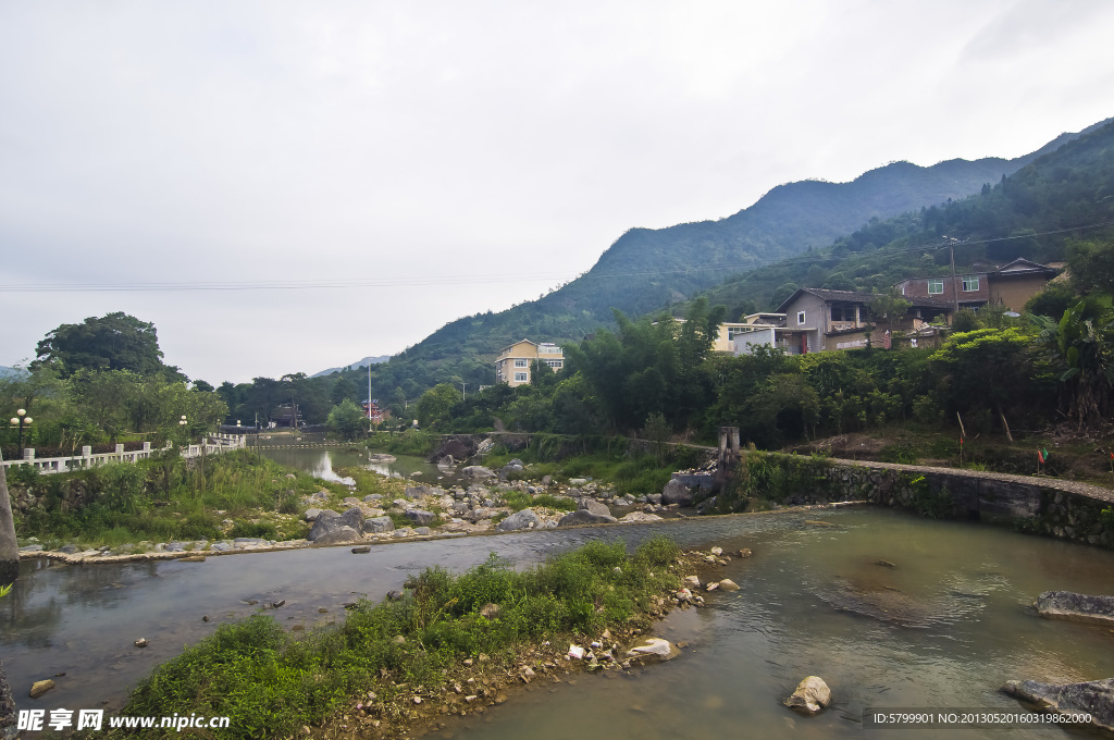 福建大溪山水