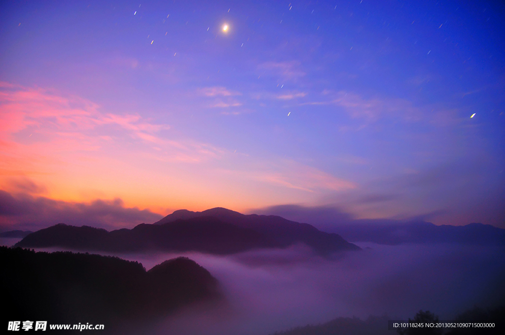 山中美景