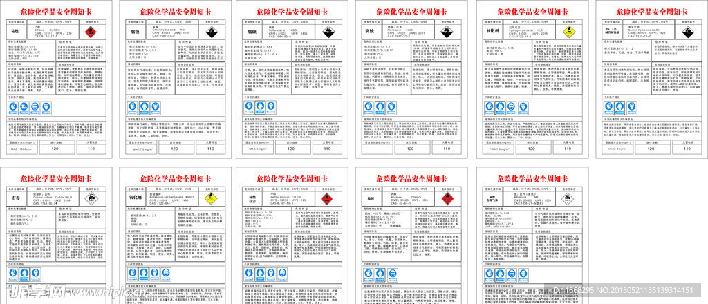 安全周知卡