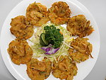 避风塘虾饼