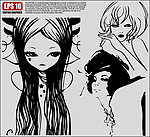 女人插画
