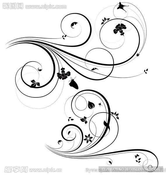 欧式花纹