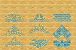 传统矢量花纹