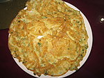 香葱煎鸡蛋饼