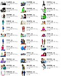 办公室女士矢量图集